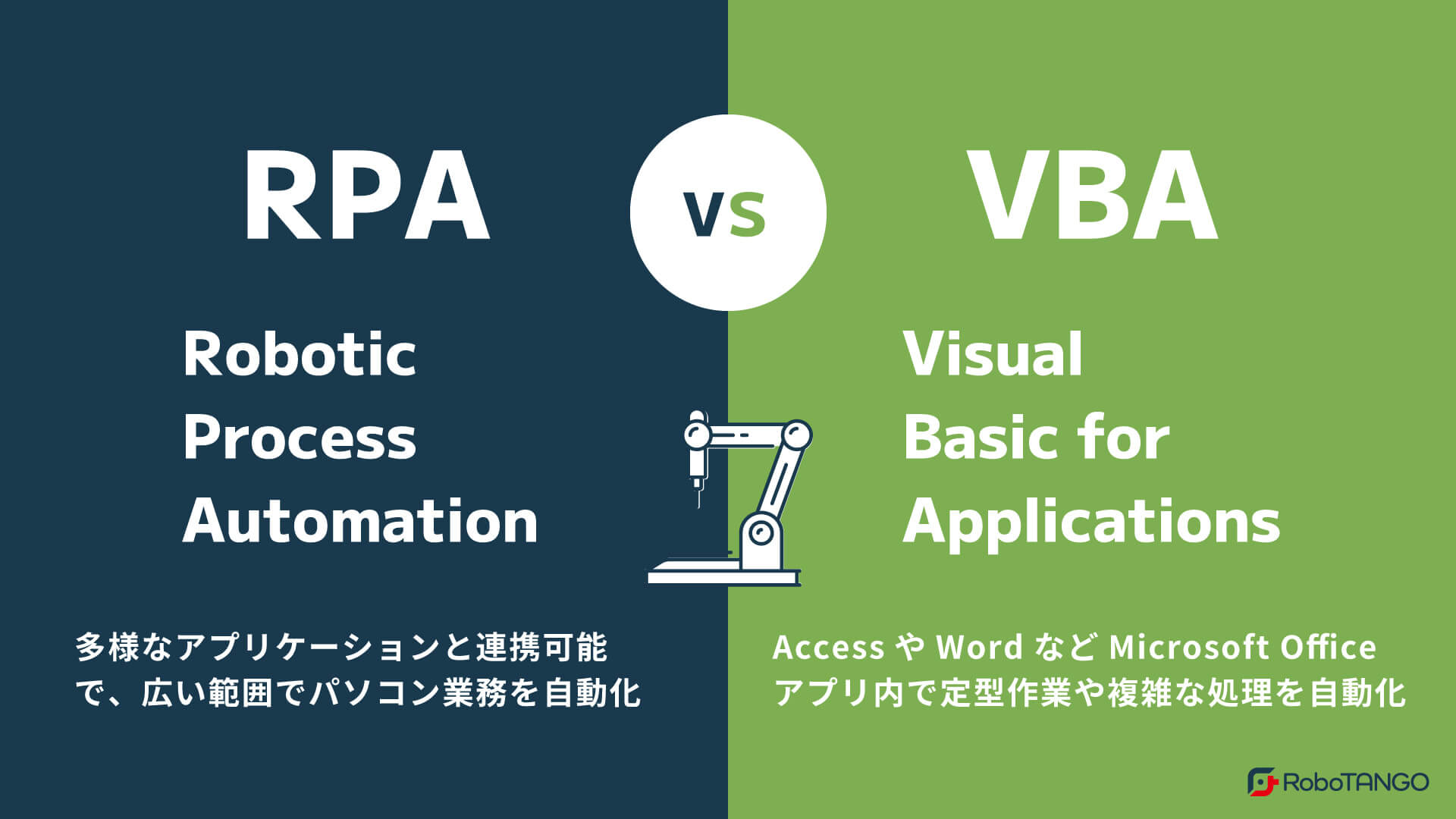 RPAとVBAの違いとは？