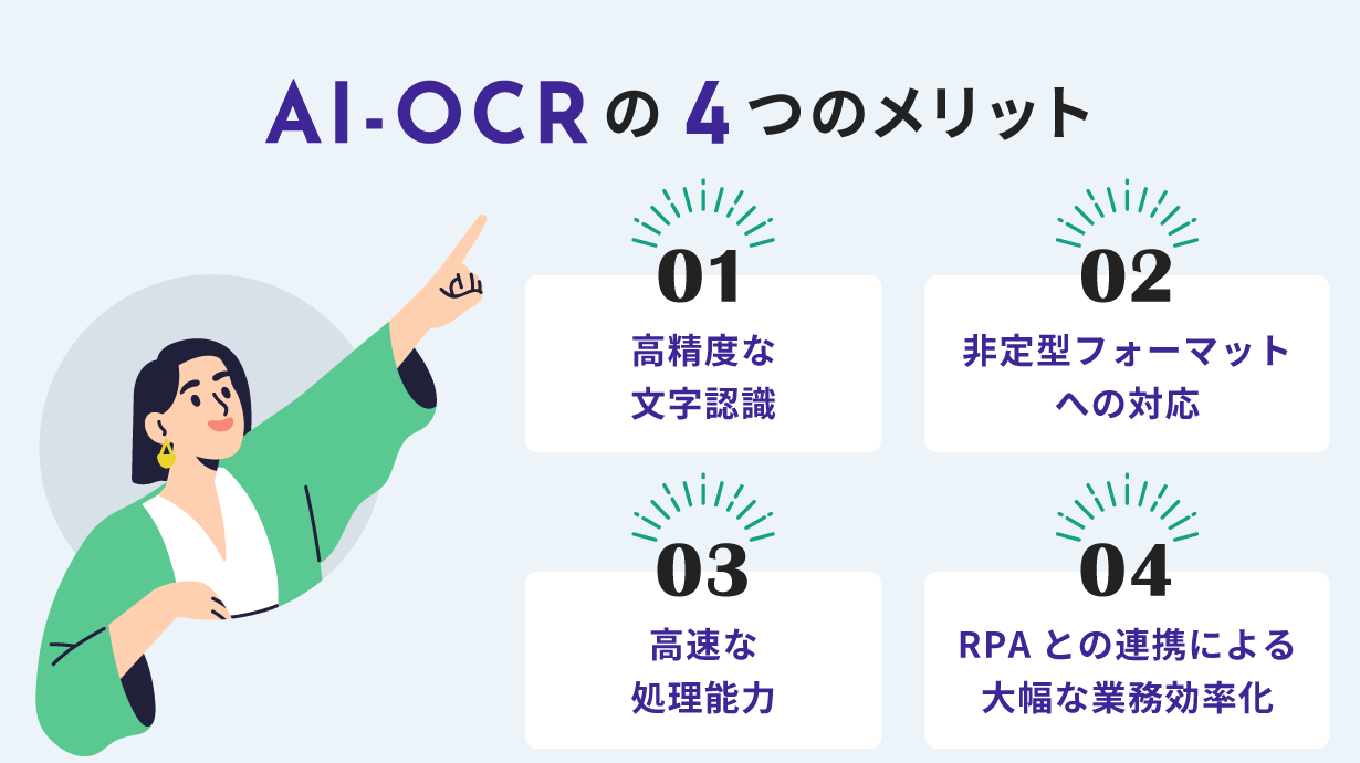 AI-OCRの4つのメリットを紹介