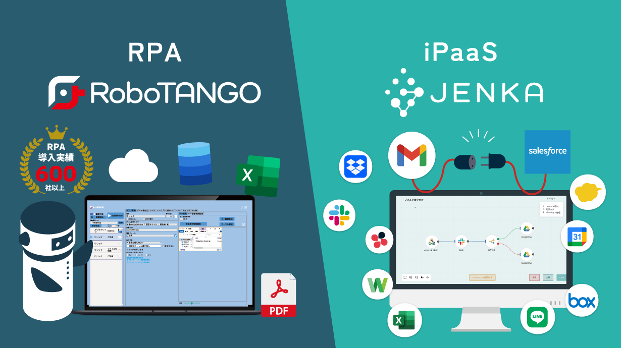 RPAならRoboTANGO、iPaaSならJENKAがおすすめ