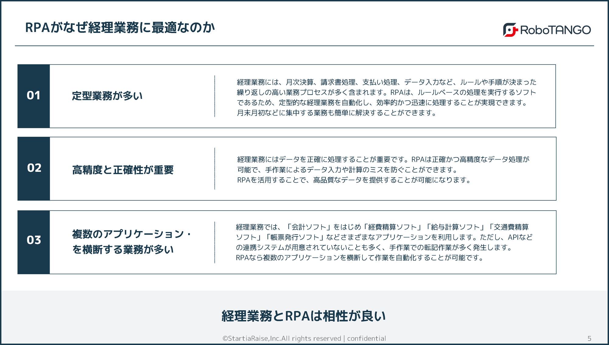 RPAがなぜ経理業務に最適なのか