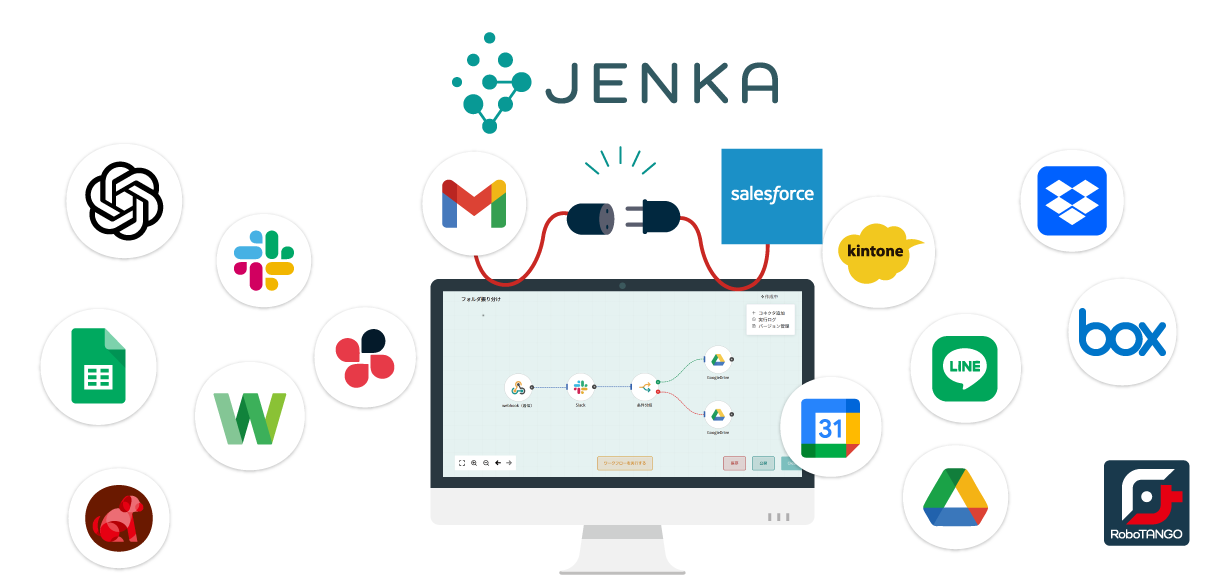 iPaaSならノーコードでデータ連携を構築できる「JENKA」がおすすめ